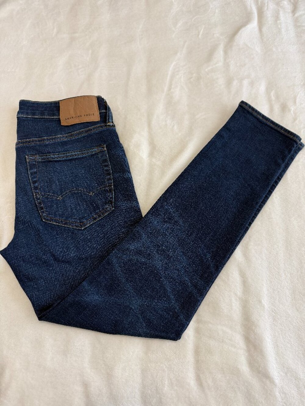 American Eagle Next Level AirFlex Skinny Jeans Men's 29x30 Dark Wash Stretch